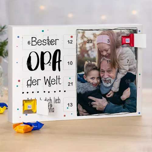 Foto-Adventskalender für Opa