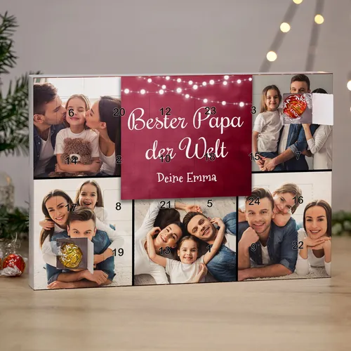 Foto-Adventskalender für den besten Papa